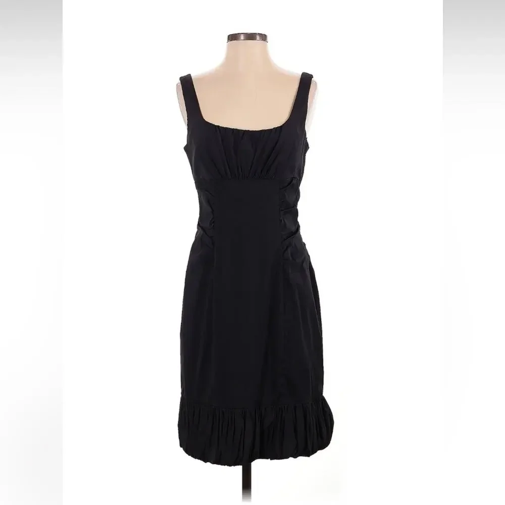 Betsy and Adam Linda Bernell black sheath‎ wiggle cocktail party dress, small